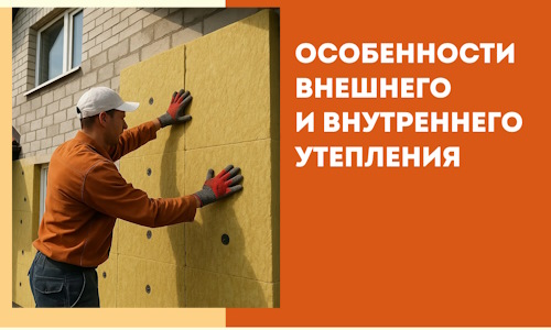 Какие особенности внешнего и внутреннего утепления в Павловском Посаде