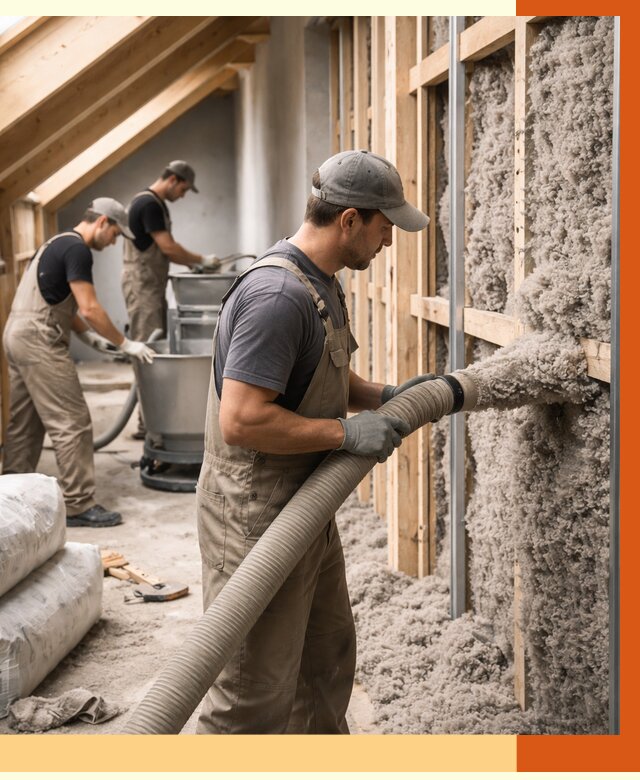 Утепление таунхауса эковатой в Павловском Посаде от 2236 руб./м² — монтаж и задувка | ТепломастерПвл