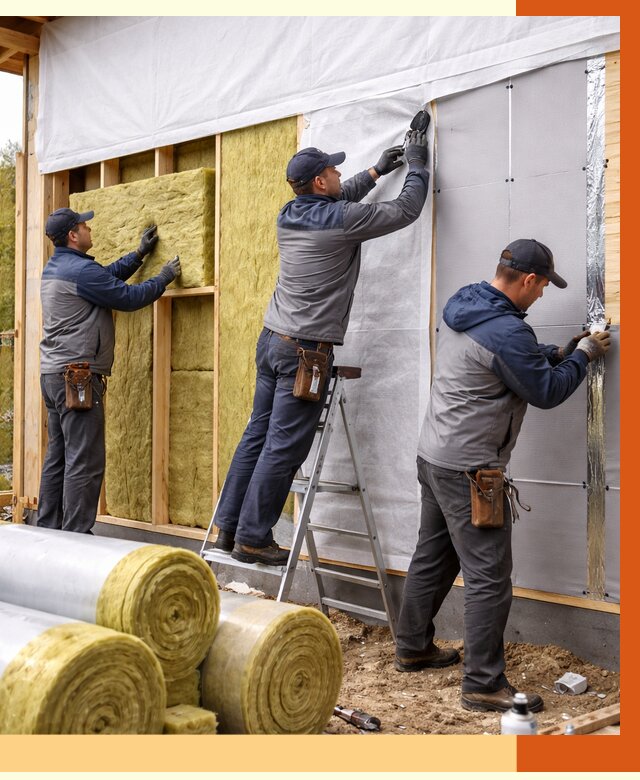 Утепление каркасного дома в Павловском Посаде от 4268 руб./м2 — профессионально | ТепломастерПвл