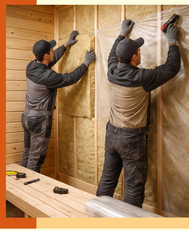 Профессиональное утепление сауны в Павловском Посаде с гарантиями качества