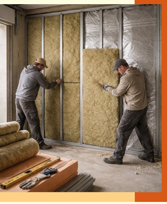 Утепление гаража изнутри в Павловском Посаде от 7622 руб/м2 — работы и цена | ТепломастерПвл