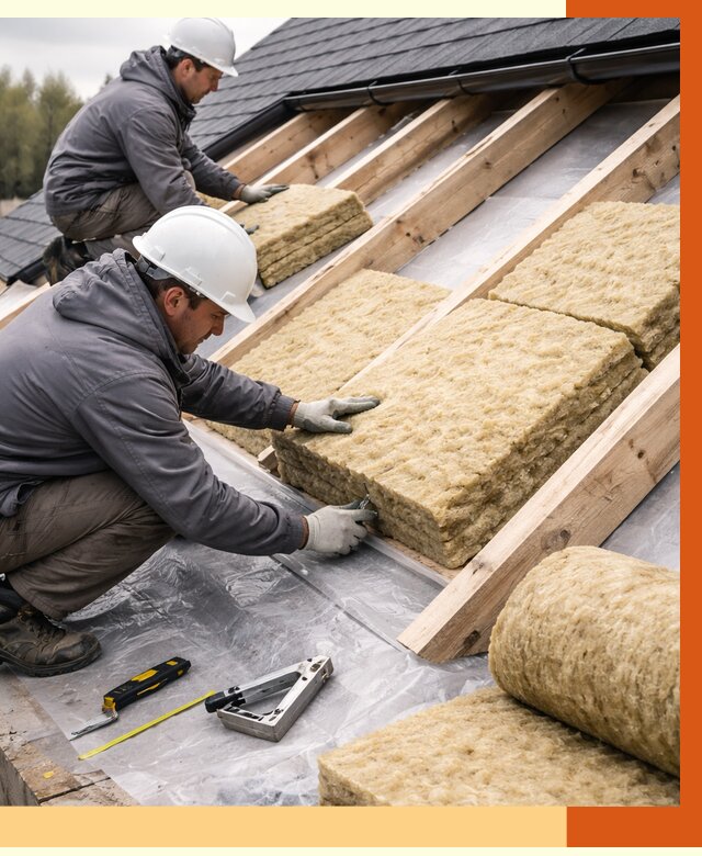 Утепление крыши в Павловском Посаде от 1880 руб./м2 — комплексное утепление кровли | ТепломастерПвл