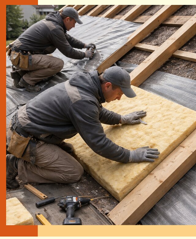 Профессиональное утепление крыши в Павловском Посаде качественно и надежно