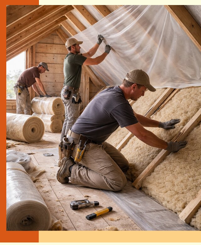 Утепление крыши изнутри в Павловском Посаде: профессионально и надежно