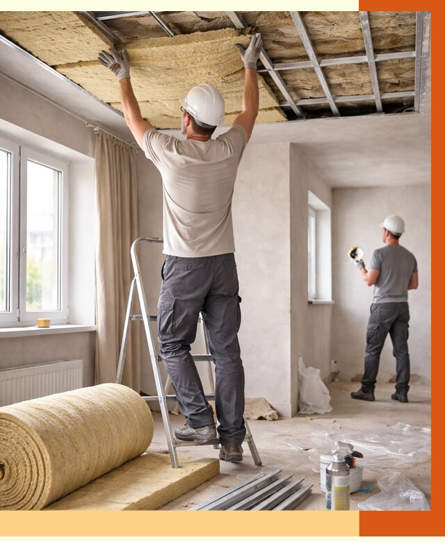 Утепление потолка в частном доме в Павловском Посаде от 965 руб./м² — работы под ключ | ТепломастерПвл