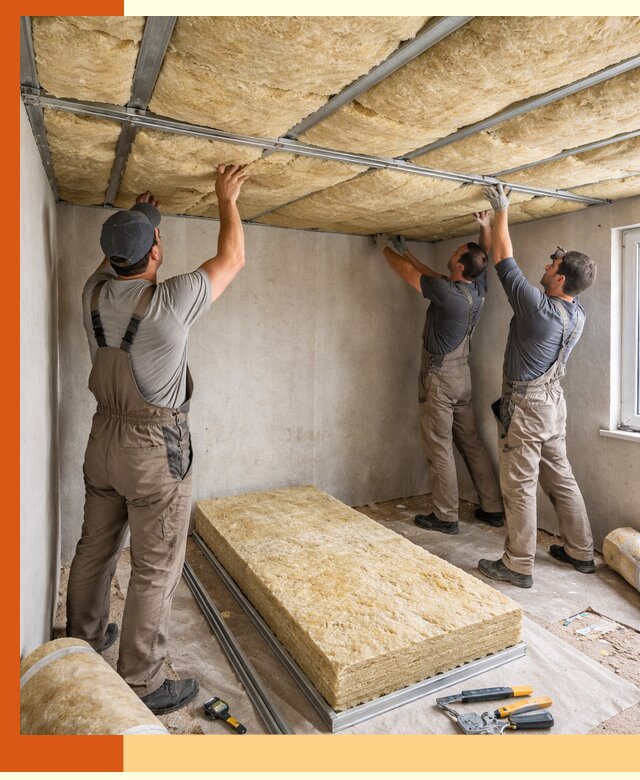 Утепление потолка в Павловском Посаде — тепло и без сквозняков