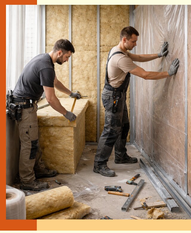 Профессиональное утепление лоджии в Павловском Посаде эффективно и надежно