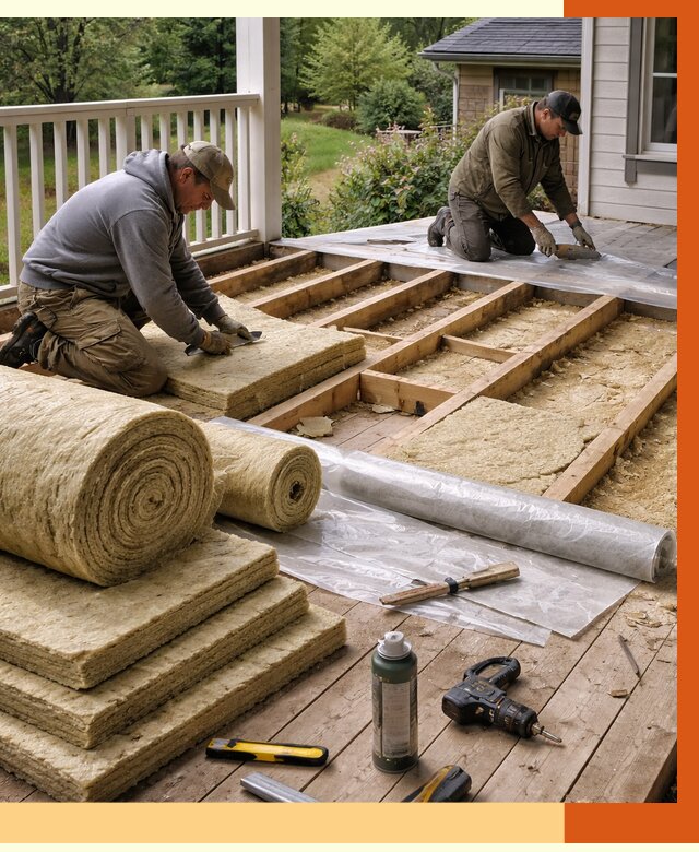 Утепление террасы в Павловском Посаде от 4268 руб./м2 — утеплить террасу под ключ | ТепломастерПвл