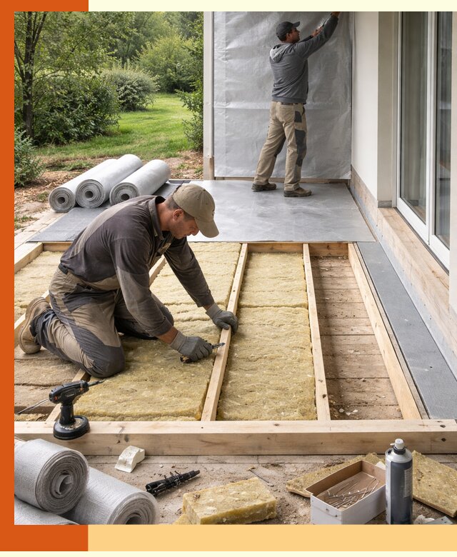 Утепление террасы в Павловском Посаде — тепло и защита круглогодично