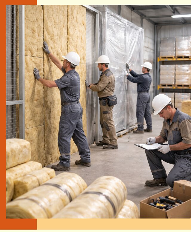 Утепление склада готовой продукции в Павловском Посаде качественно и быстро