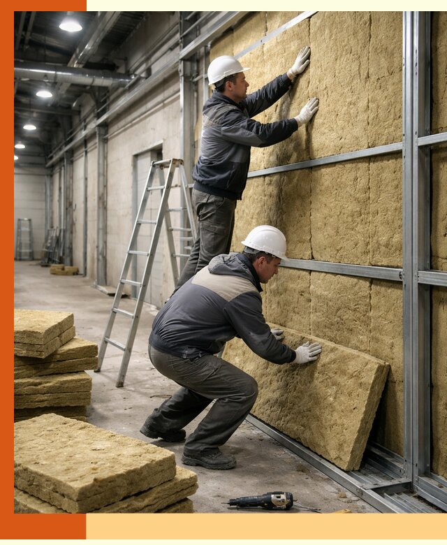 Утепление цеха под ключ в Павловском Посаде с гарантией качества