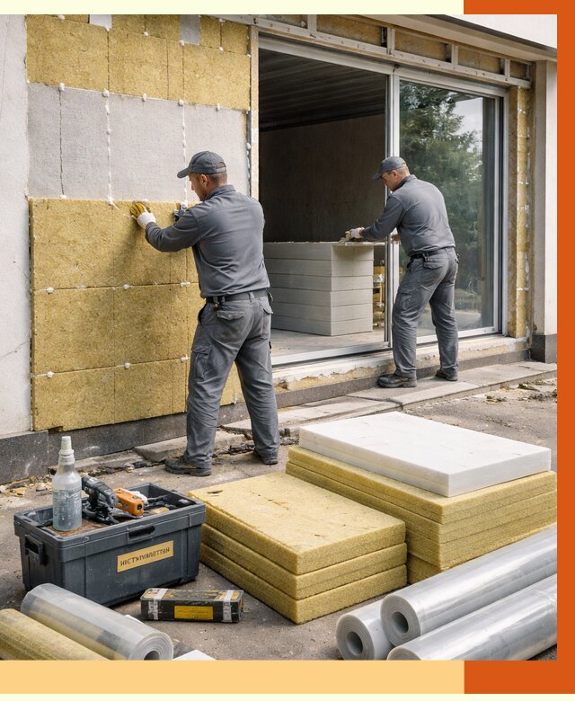 Утепление торгового павильона в Павловском Посаде от 14735 руб./м² под ключ | ТепломастерПвл