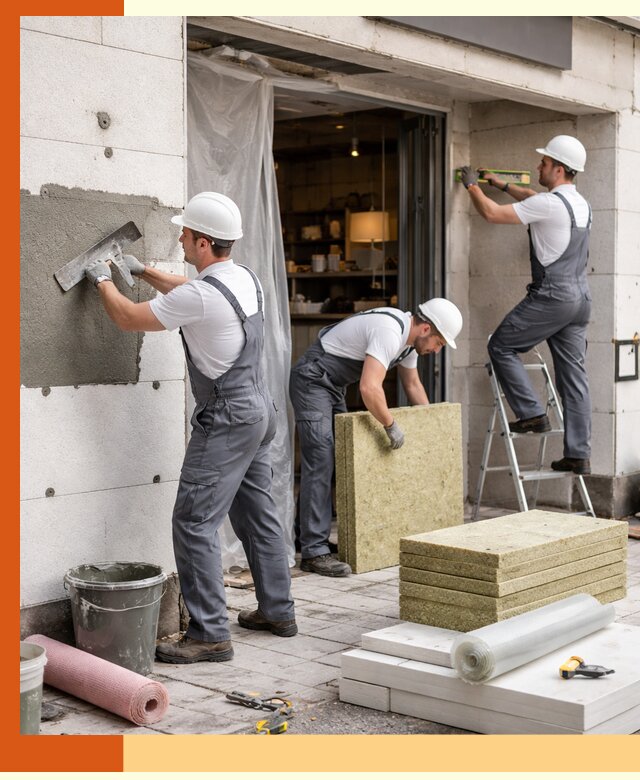 Утепление кафе в Павловском Посаде: профессиональная теплоизоляция и монтаж