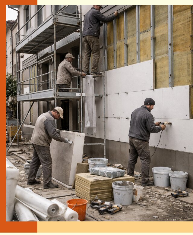 Утепление гостиницы под ключ в Павловском Посаде с гарантией качества