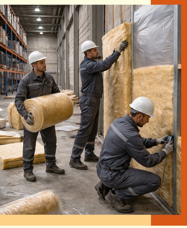 Утепление логистического центра в Павловском Посаде от 4573 руб/м² под ключ | ТепломастерПвл