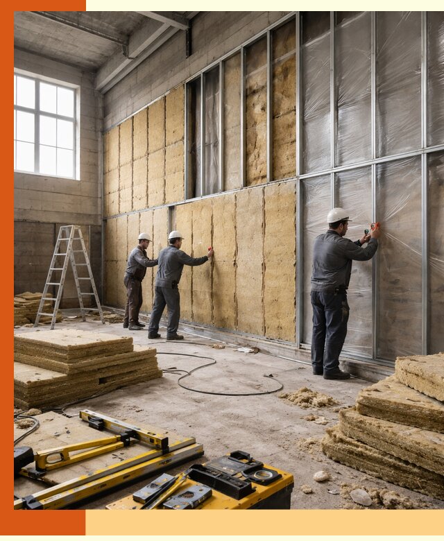 Утепление спортивного зала в Павловском Посаде качественно и недорого