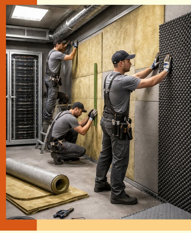 Утепление серверной комнаты профессионально в Павловском Посаде