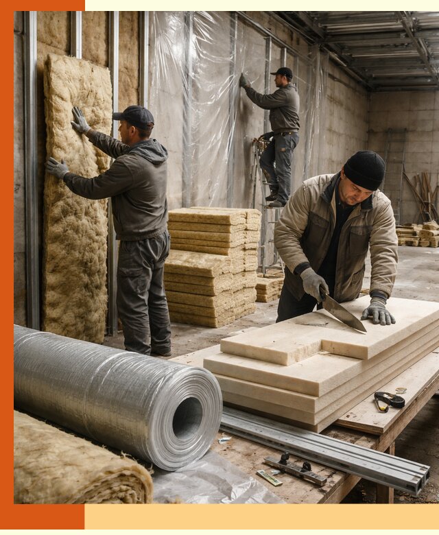 Утепление торгового склада в Павловском Посаде с энергоэффективными решениями