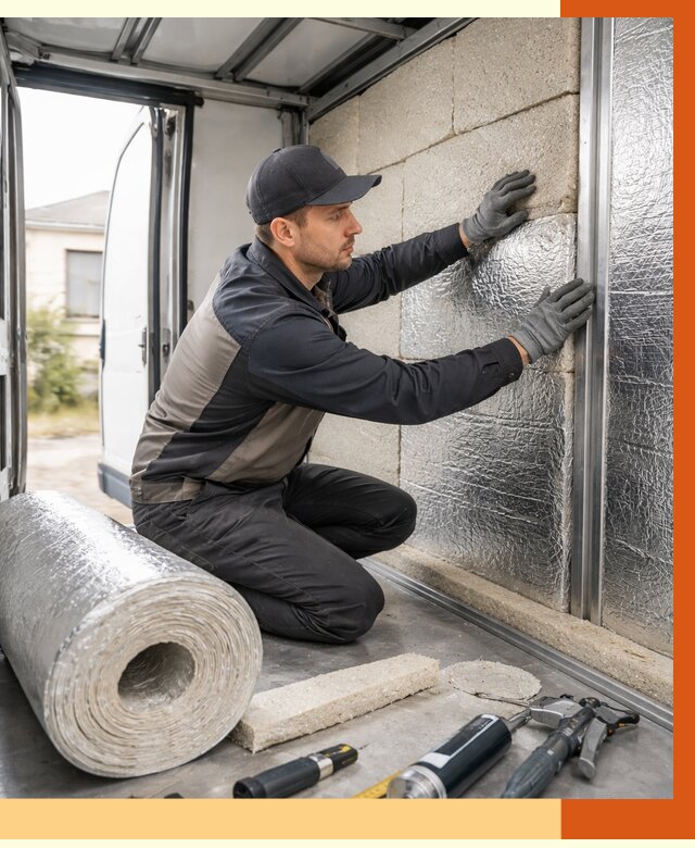 Утепление фургона рефрижератора в Павловском Посаде от 12703 руб./м² под ключ | ТепломастерПвл