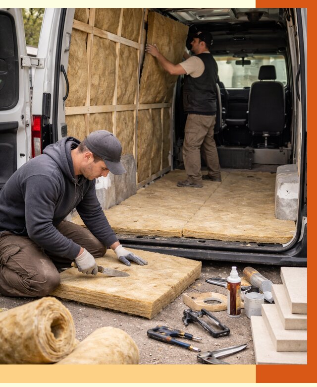 Утепление кемпера в Павловском Посаде под ключ от 12194 руб. — профессионально | ТепломастерПвл