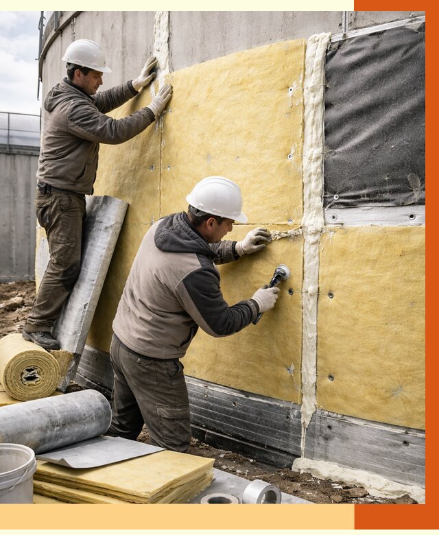 Утепление резервуара в Павловском Посаде от 27946 руб/м2 — монтаж ППУ и комплекс под ключ | ТепломастерПвл