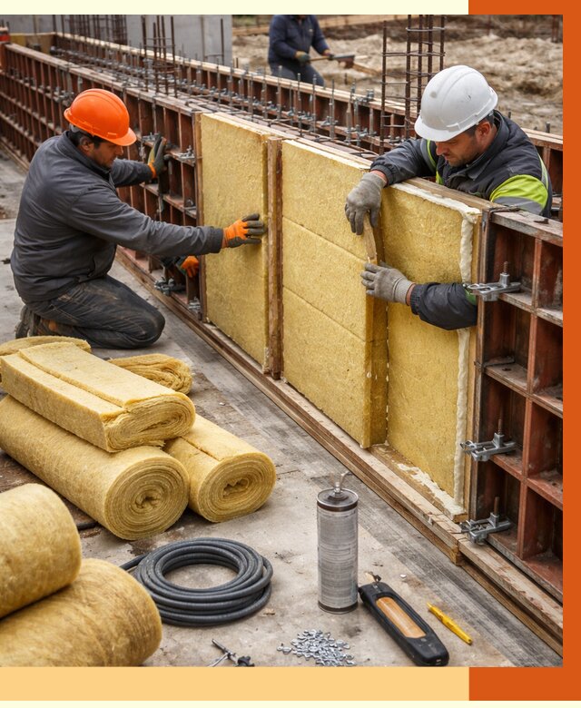 Теплоизоляция опалубки в Павловском Посаде от 7317 руб. за м2 — услуги и монтаж | ТепломастерПвл