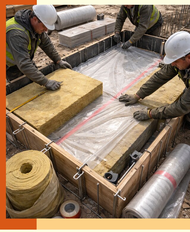 Теплоизоляция опалубки для строительства в Павловском Посаде