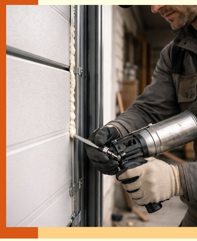 Заполнение пустот ворот в Павловском Посаде профессионально и герметично