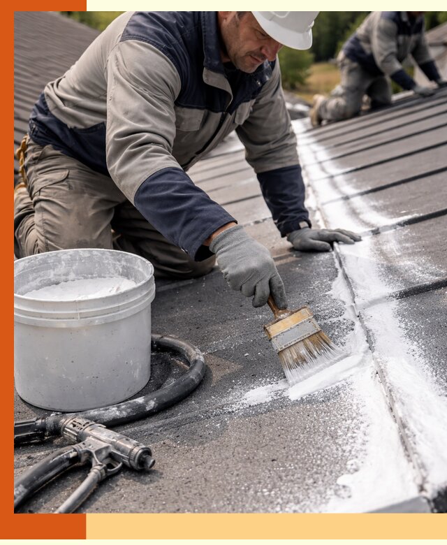 Утепление кровли жидкой теплоизоляцией в Павловском Посаде