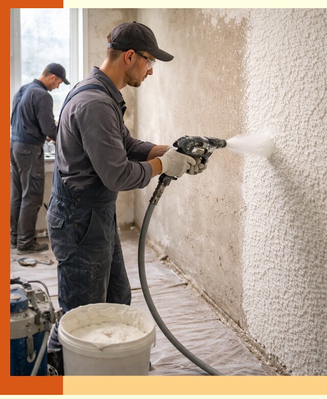 Утепление стен жидкой теплоизоляцией в Павловском Посаде для квартир и домов