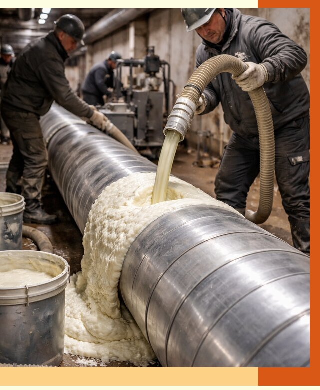 Утепление теплотрассы жидкой теплоизоляцией в Павловском Посаде от 4268 руб. | ТепломастерПвл