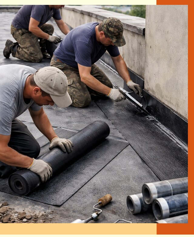 Гидроизоляция кровли в Павловском Посаде от 4573 руб. — профессиональная гидроизоляция крыши | ТепломастерПвл