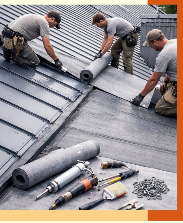 Гидроизоляция металлической кровли полимочевиной в Павловском Посаде от 8638 руб. | ТепломастерПвл