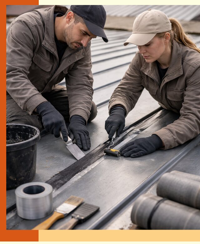 Гидроизоляция фальцевой кровли в Павловском Посаде качественно и надежно