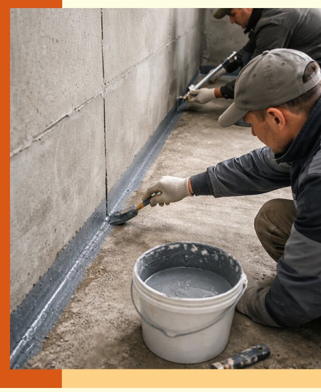 Гидроизоляция швов зданий и конструкций в Павловском Посаде