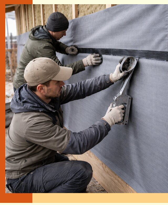 Монтаж ветроизоляции зданий и конструкций в Павловском Посаде