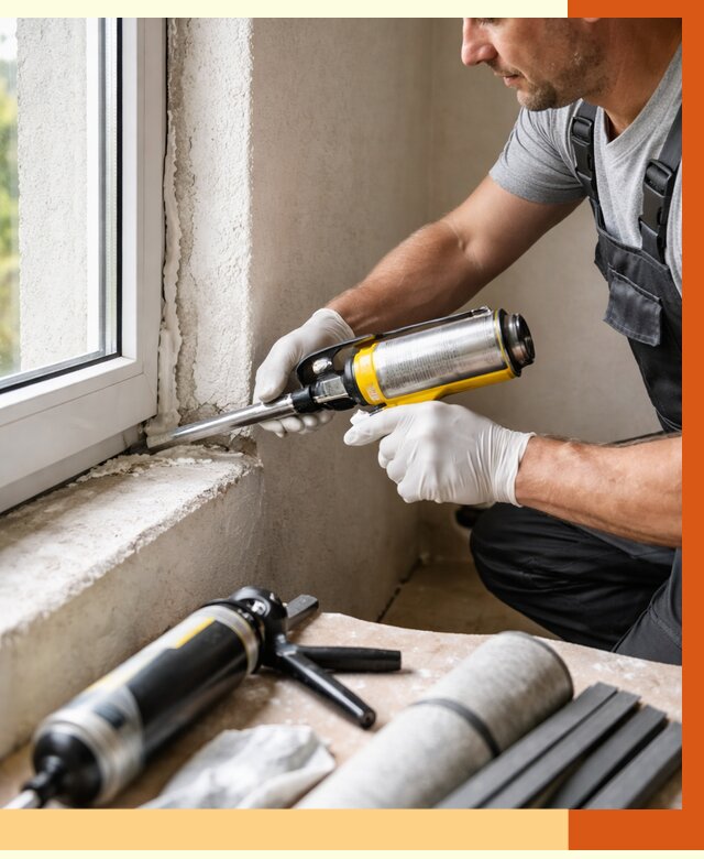 Герметизация стыков и примыканий в Павловском Посаде от 1219 руб. под ключ | ТепломастерПвл